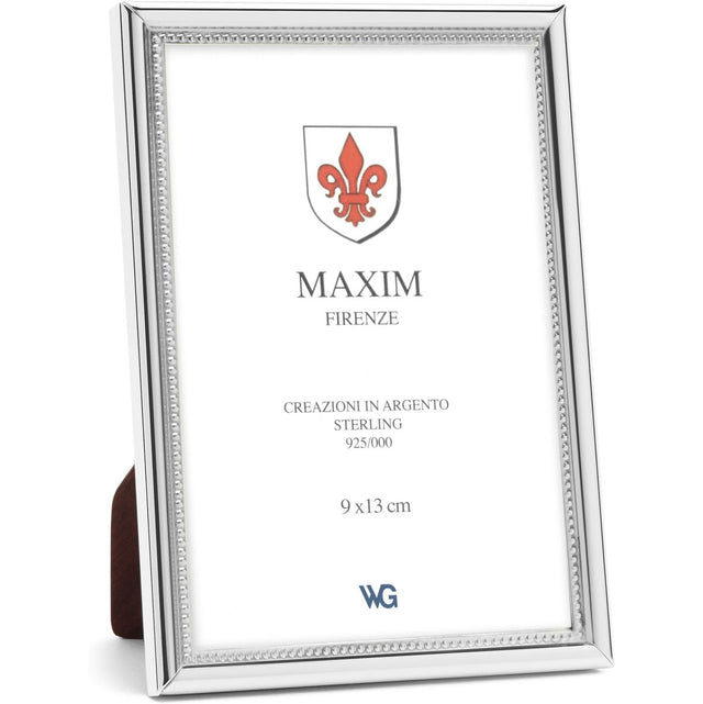 Maxim Frame Silver 925 Narrow Pearl 9x13cm