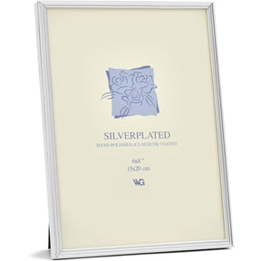 Weisz Frame Silver Plated Ridge 15x20cm