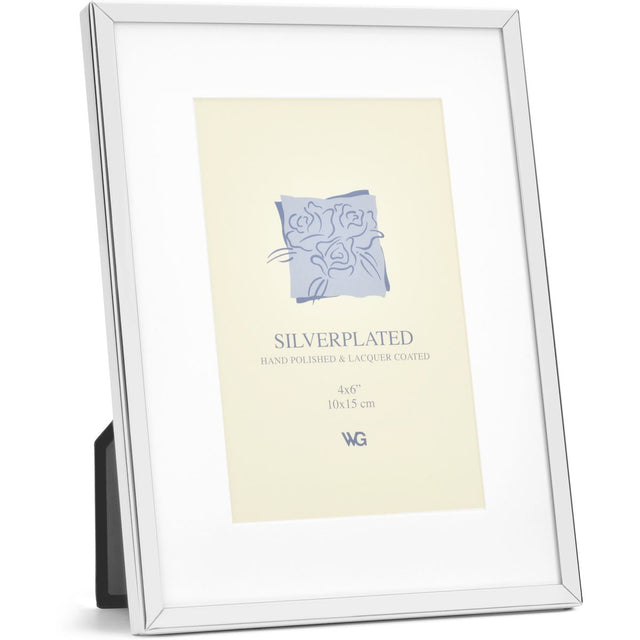 Weisz Frame Silver Plated Passe Partout 10x15cm