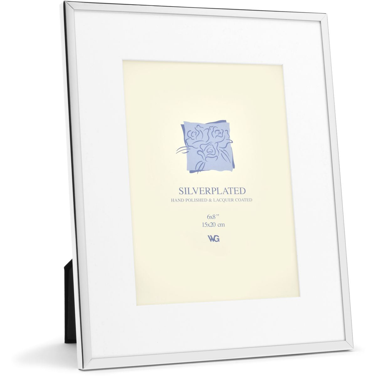 Weisz Frame Silver Plated Passe Partout 15x20cm
