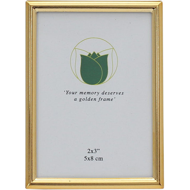 Weisz Photo Frame Gold Colour 6x9 cm