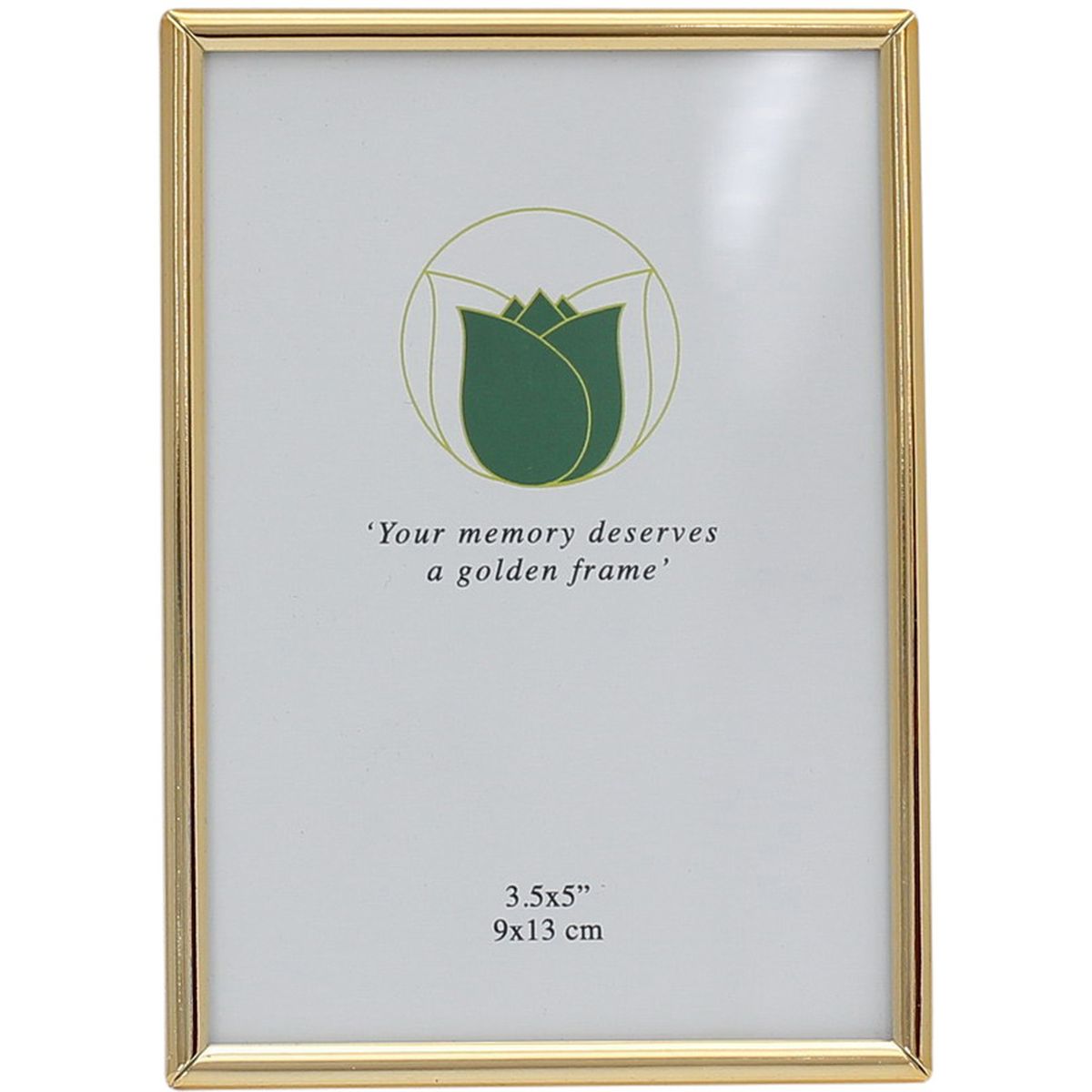 Weisz Photo Frame Gold Colour 9x13 cm