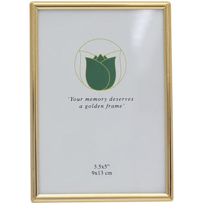 Weisz Photo Frame Gold Colour 9x13 cm