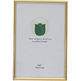 Weisz Photo Frame Gold Colour 10x15 cm