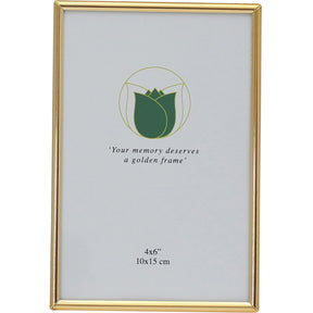 Weisz Photo Frame Gold Colour 10x15 cm