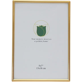 Weisz Photo Frame Gold Colour 13x18 cm
