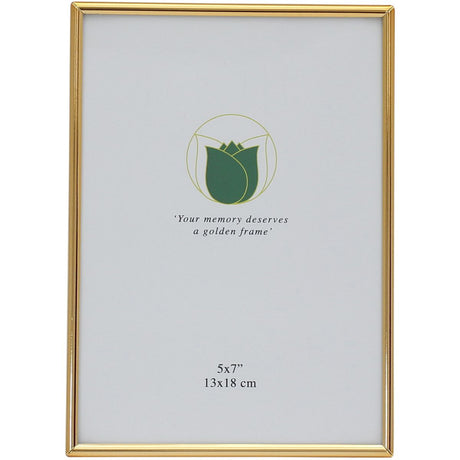 Weisz Photo Frame Gold Colour 13x18 cm
