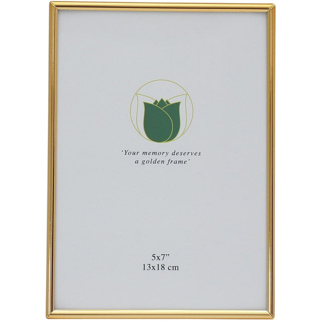 Weisz Photo Frame Gold Colour 13x18 cm