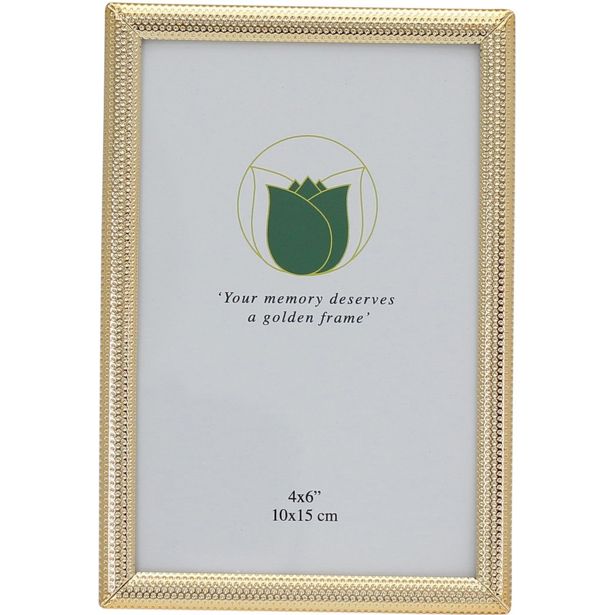 Weisz Photo Frame Gold Colour 10x15 cm