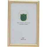 Weisz Photo Frame Gold Colour 10x15 cm