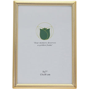 Weisz Photo Frame Gold Colour 13x18 cm