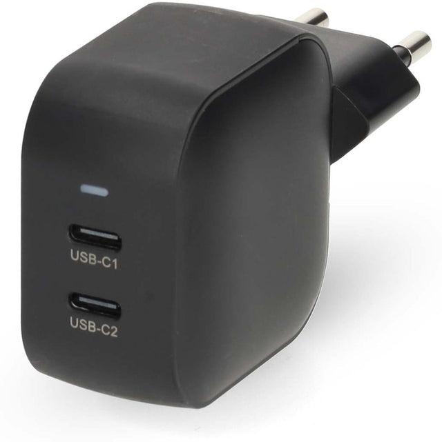 Nedis Charger | 35 W | Gan | Outputs:2 | 2X USB-C | Black