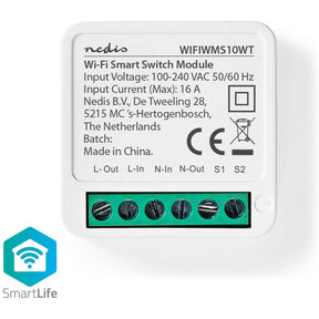 Nedis Smartlife Switch WiFi 3680 W Kroonsteen App Beschikbaar Voor Android / iOS