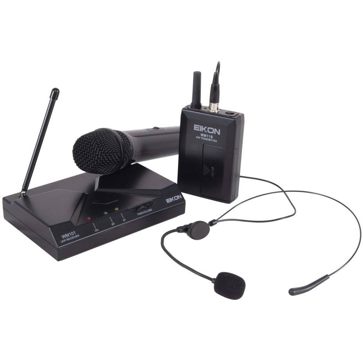 EIKON Wireless Microphone IS A Uhf Fixed Frequency System WM101 Kit Mic 863-865