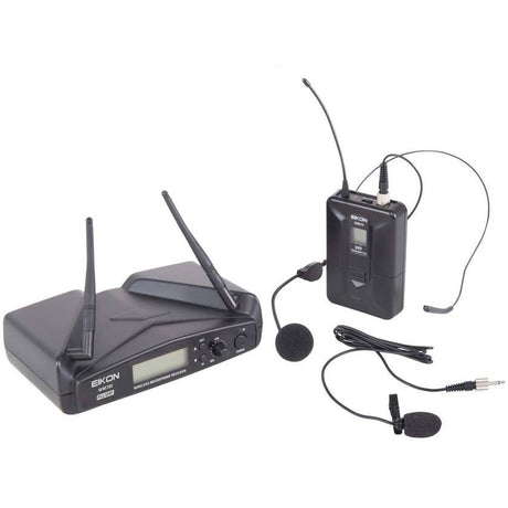 EIKON PLL Uhf Wireless Microphone System WM700 Mic 16 Freq Headset