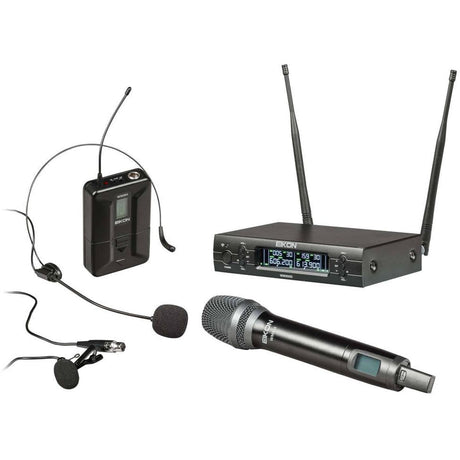 EIKON Uhf Diversity PLL Dual CH Professional Wireless Microphone WM900 Uhf.diver