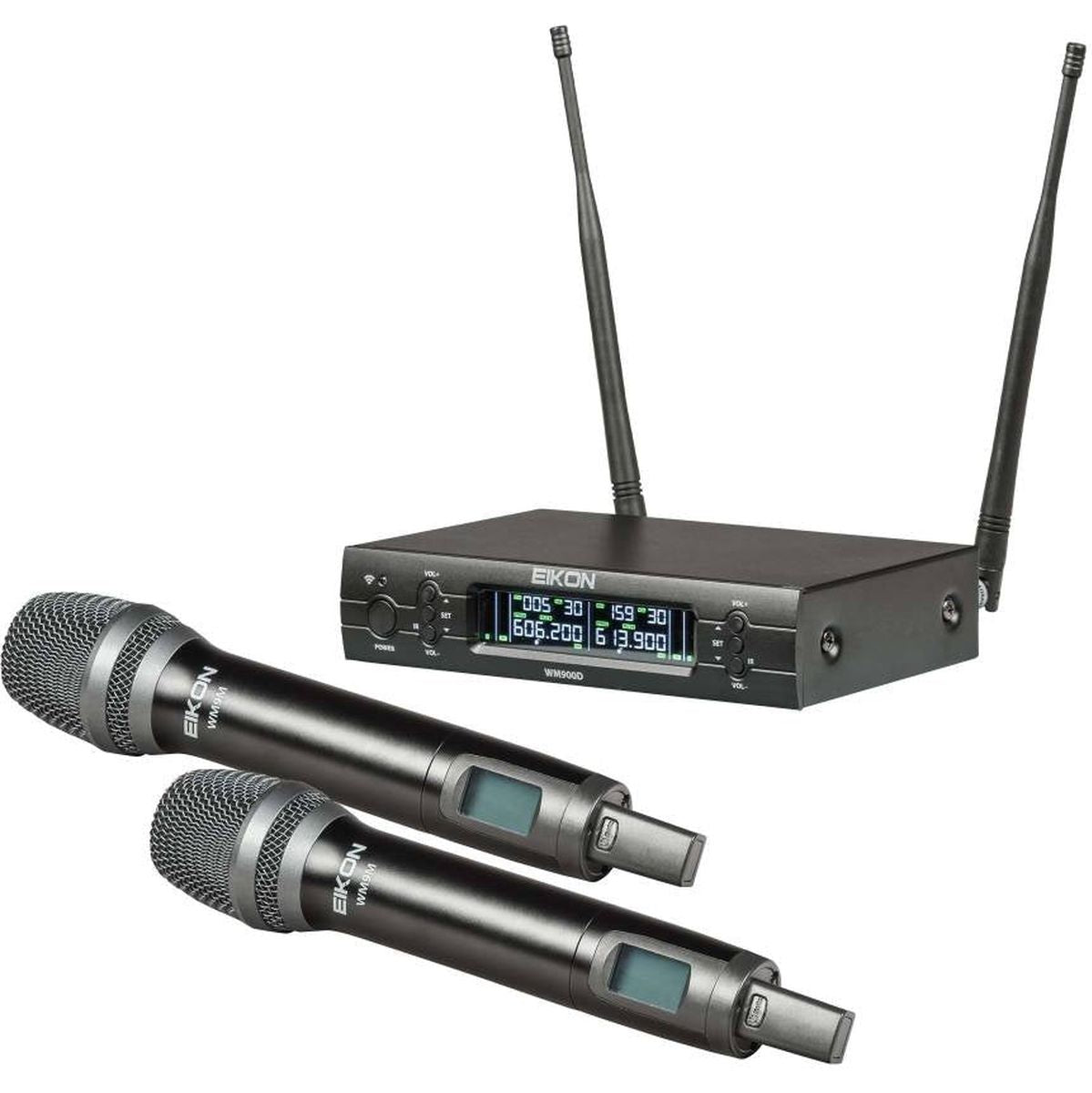EIKON Uhf Diversity PLL Dual CH Professional Wireless Microphone WM900 Uhf.diver
