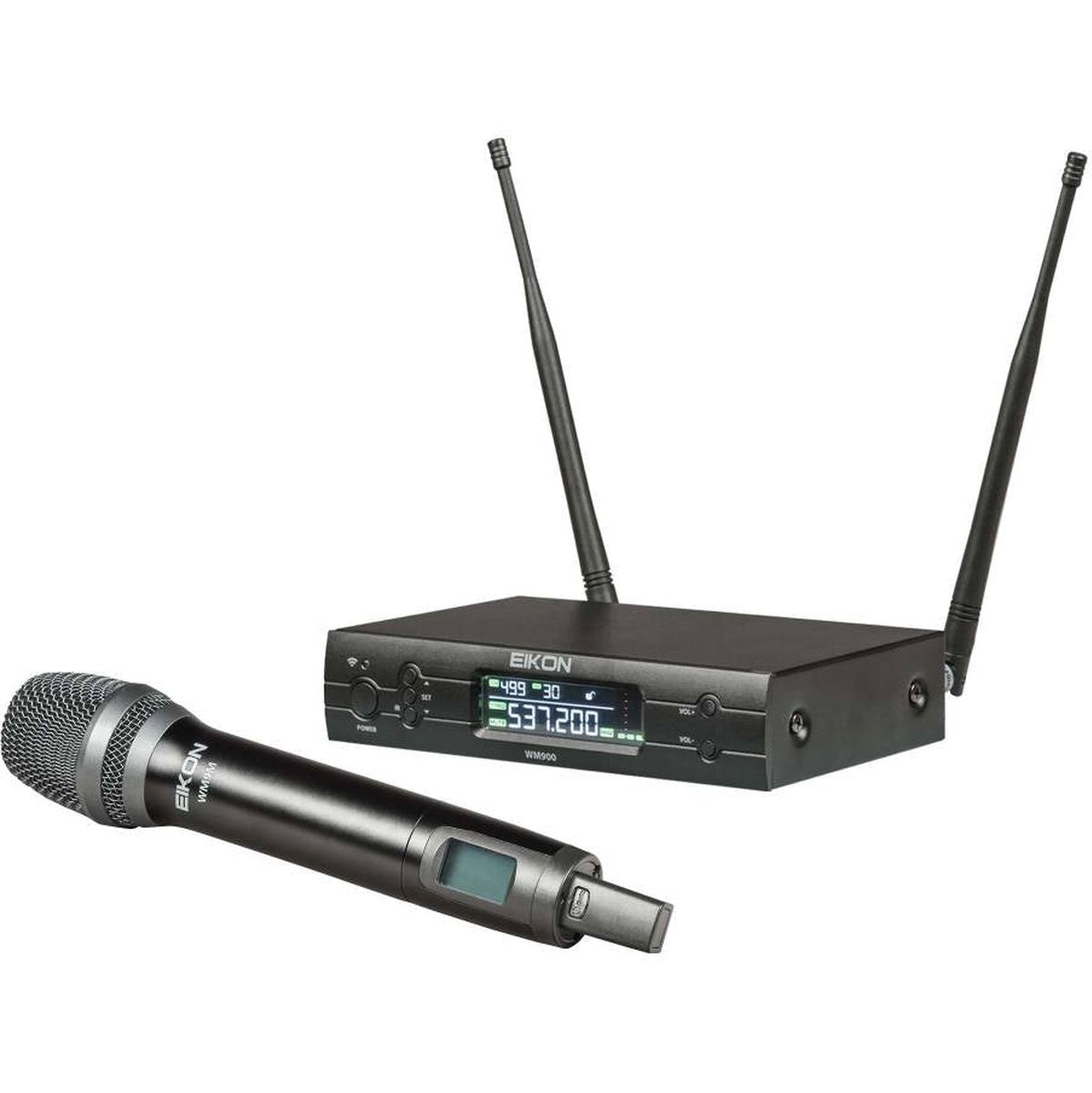 EIKON Uhf Diversity PLL Dual CH Professional Wireless Microphone WM900 Uhf.diver