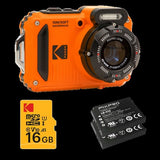 Kodak WPZ 2 Orange Kit w/ 2 Accu's SD Kaart