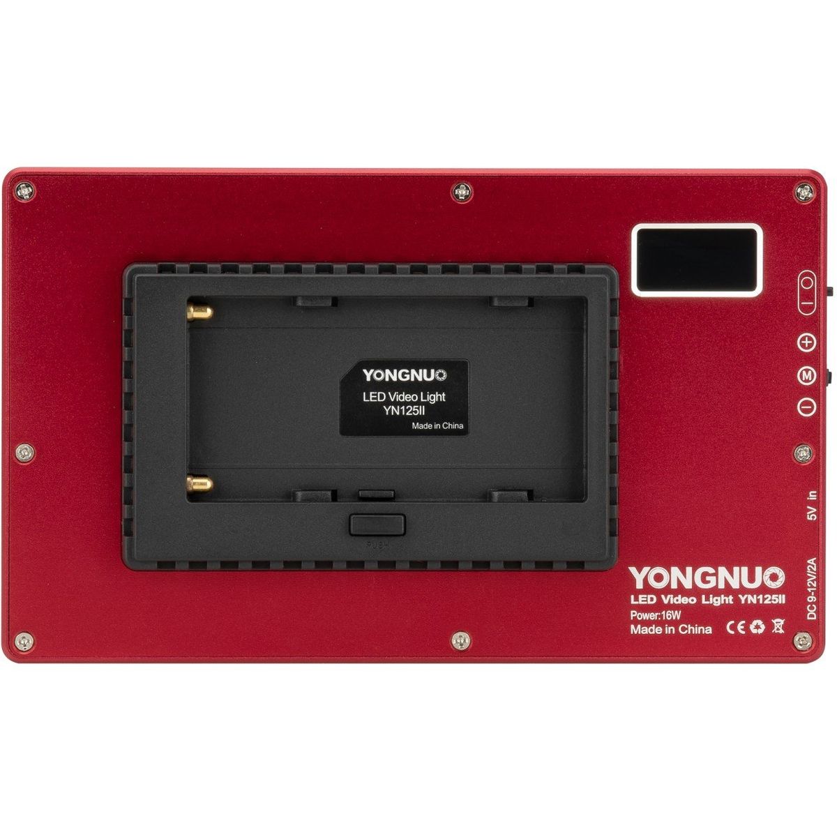 Yongnuo YN125 II LED Flash - WB (3200 K - 5600 K) Red - image 4 of 5